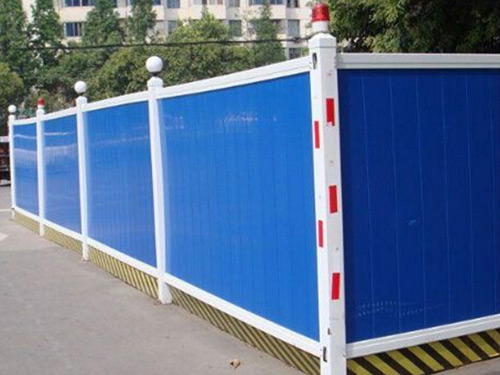 彈力柱施工圍擋4