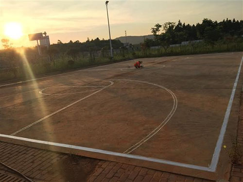 室外運(yùn)動(dòng)場標(biāo)線施工建設(shè)